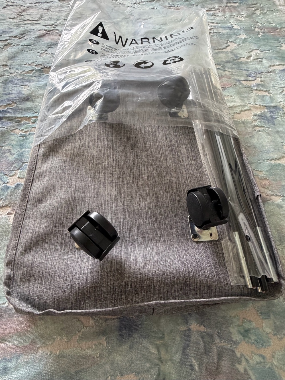 Collapsible Laundry Basket - Gray - Picture 4 of 4